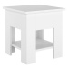 SHUMEE Konferenční stolek bílý 40 × 40 × 42 cm kompozitní dřevo, 810271