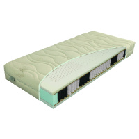 Materasso NATURA hydrolatex T4 - luxusní tvrdší pružinová matrace pro zdravý spánek 200 x 210 cm