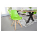 LuxD Židle Sweden NewLook limetková zelená