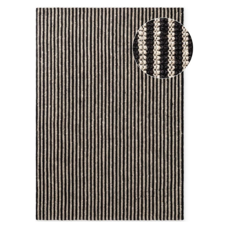 Černý ručně tkaný jutový koberec 160x230 cm Harvest Ebony – Elle Decoration