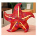 Plyšák Plyšový Starfish Red Polštář 45 cm