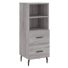 vidaXL Skříň highboard šedá sonoma 34,5 x 34 x 180 cm kompozitní dřevo