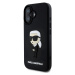 Zadní kryt Karl Lagerfeld 3D Rubber Ikonik pro Apple iPhone 16, black