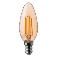 LED Žárovka FILAMENT AMBER E14/4W/230V 2200K