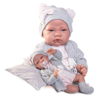 Antonio Juan 3386 NACIDA - realistická panenka miminko s měkkým látkovým tělem - 42 cm