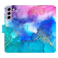 iSaprio flip pouzdro BluePink Paint pro Samsung Galaxy S21 FE 5G