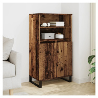 vidaXL Skříň highboard old wood 60 x 36 x 110 cm kompozitní dřevo