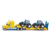 SIKU Super - Tahač s vlekem a 2 traktory New Holland 1:87