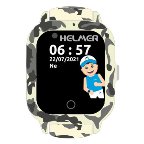 Helmer Chytré dotykové hodinky s GPS lokátorem a fotoaparátem - LK 710 4G šedé dörner + helmer