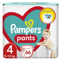 PAMPERS Plenky kalhotkové Active Baby Pants vel. L 4 (66 ks) 9-15 kg
