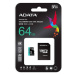 ADATA MicroSDXC karta 64GB XPG UHS-I U3 (R:95/W:90 MB/s) + SD adaptér