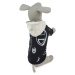 Vsepropejska Frbul mikina s kapucí pro psa Barva: Černá, Délka zad (cm): 34, Obvod hrudníku: 50 