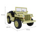 Dětský elektrický vojenský jeep willys 4x4 24V, 4x90W béžový