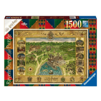 Harry Potter: Mapa Bradavic 1500 dílků Ravensburger