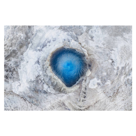 Fotografie Close up drone shot showing a, Abstract Aerial Art, 40 × 26.7 cm