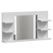 Shoptop Koupelnová polička se zrcadlem LUMO L5 bílá mat