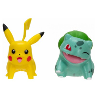 Pokémon akční figurky 2pack Pikachu a Bulbasaur