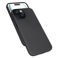 Epico Mag+ kožený kryt iPhone 15 Plus - černý