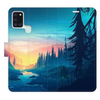 iSaprio flip pouzdro Magical Landscape pro Samsung Galaxy A21s