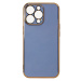 Color Electroplating silikonové pouzdro na iPhone 13 Pro 6.1" Blue