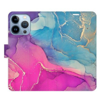 iSaprio flip pouzdro Colour Marble 02 pro iPhone 13 Pro