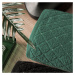 Bavlněná froté osuška se vzorem OLIWIER 70x140 cm zelená 520 gr Mybesthome