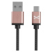 Kabel Ghostek - NRGline Micro USB 1,8m , Black/Rose (GHOCBL031)
