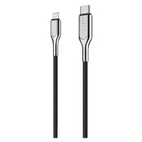 Kabel USB-C na Lightning Cygnett Armoured 30W 2m (černý)