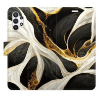 iSaprio flip pouzdro BlackGold Marble pro Samsung Galaxy A32