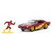 Autíčko DC Flash Chevy Camaro Jada kovové s otevíracími dveřmi a figurkou Flash délka 12,3 cm 1: