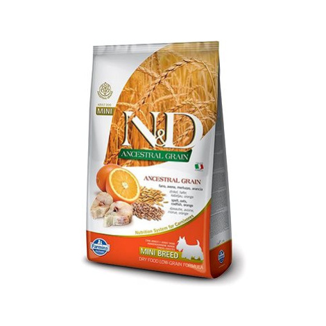 N&D Ancestral Grain Dog Adult Mini Codfish & Orange 7 kg