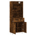 vidaXL Skříň highboard kouřový dub 69,5 x 34 x 180 cm kompozitní dřevo