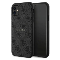 Pouzdro Guess Leather Magsafe pro Iphone 11 Černé