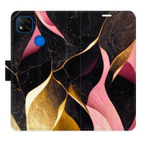 iSaprio flip pouzdro Gold Pink Marble 02 pro Xiaomi Redmi 9C