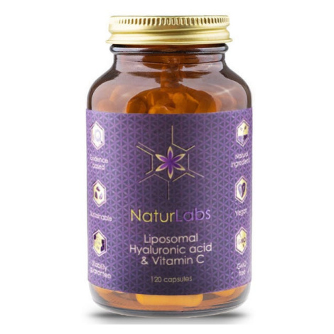 NaturLabs Kyselina hyaluronová a vitamín C v lipozomální formě 120 kapslí