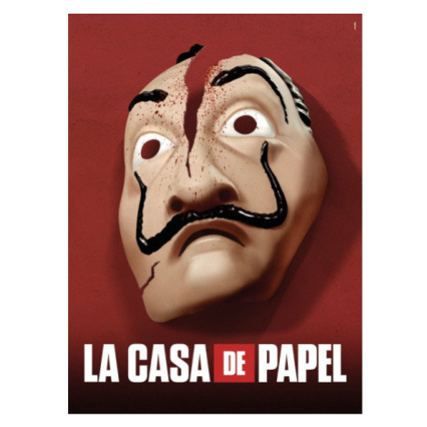 CLEMENTONI Puzzle Netflix: Papírový dům - Maska 500 dílků 144316