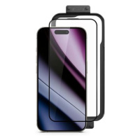 Epico Hero 3D ochranné sklo s instalačním rámečkem iPhone 15 Plus/16 Plus