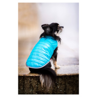 Vsepropejska Sonda oboustranná bunda pro psa Barva: Modrá, Délka zad (cm): 30, Obvod hrudníku: 3