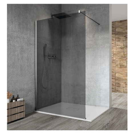 GELCO VARIO CHROME jednodílná sprchová zástěna k instalaci ke stěně, kouřové sklo, 1000 GX1310GX