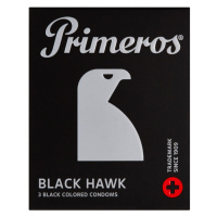 Primeros Black Hawk – černé kondomy (3 ks)