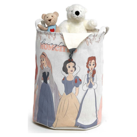 Dětský textilní úložný koš Domopak Disney Princess, výška 45 cm