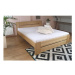 DJM Dřevěná postel z bukového masivu N87, 140 x 200 cm