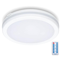 LED Koupelnové stropní svítidlo se senzorem LED/18W/230V pr. 30 cm bílá + DO