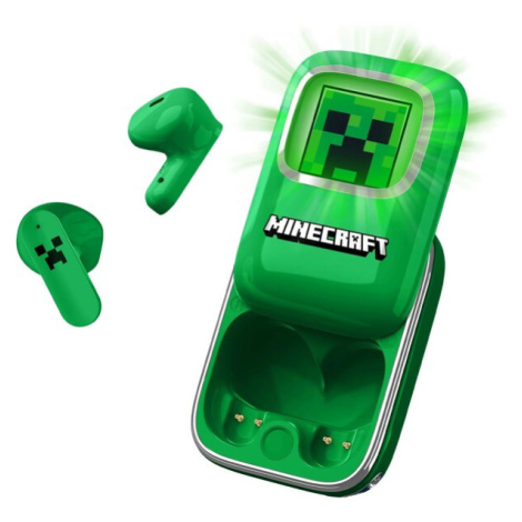 OTL Technologies Minecraft Creeper Slide TWS Earphones Zelená