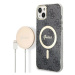 Kryt Guess Case + Charger Set iPhone 14 6,1" black hard case 4G Print MagSafe (GUBPP14SH4EACSK)
