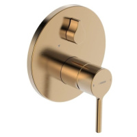 Hansa Vantis sprchová a vanová baterie bez podomítkového tělesa broušený bronz 8 260 906 781