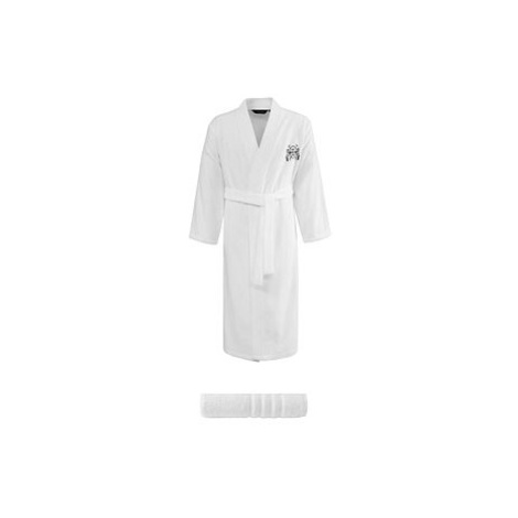 Soft Cotton - Pánský župan Smart v Dárkovém balení s ručníkem, bílý