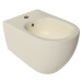 ISVEA INFINITY bidet závěsný, 36,5x53cm, ivory 10NF41001-2K