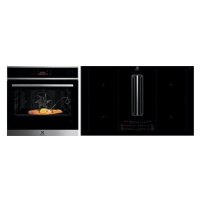 ELECTROLUX 800 SteamBoost EOB8S39WX + ELECTROLUX ComboHob KCC84453CK