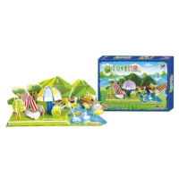 Small Foot Třívrstvé pěnové 3D puzzle žabí tůnka